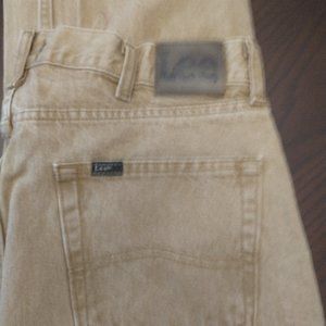 Men's Tan colored Lee Jeans